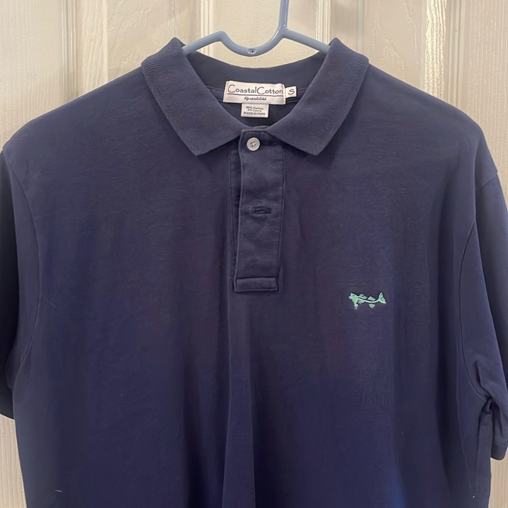 Men’s Coastal Cotton short sleeve polo: size small